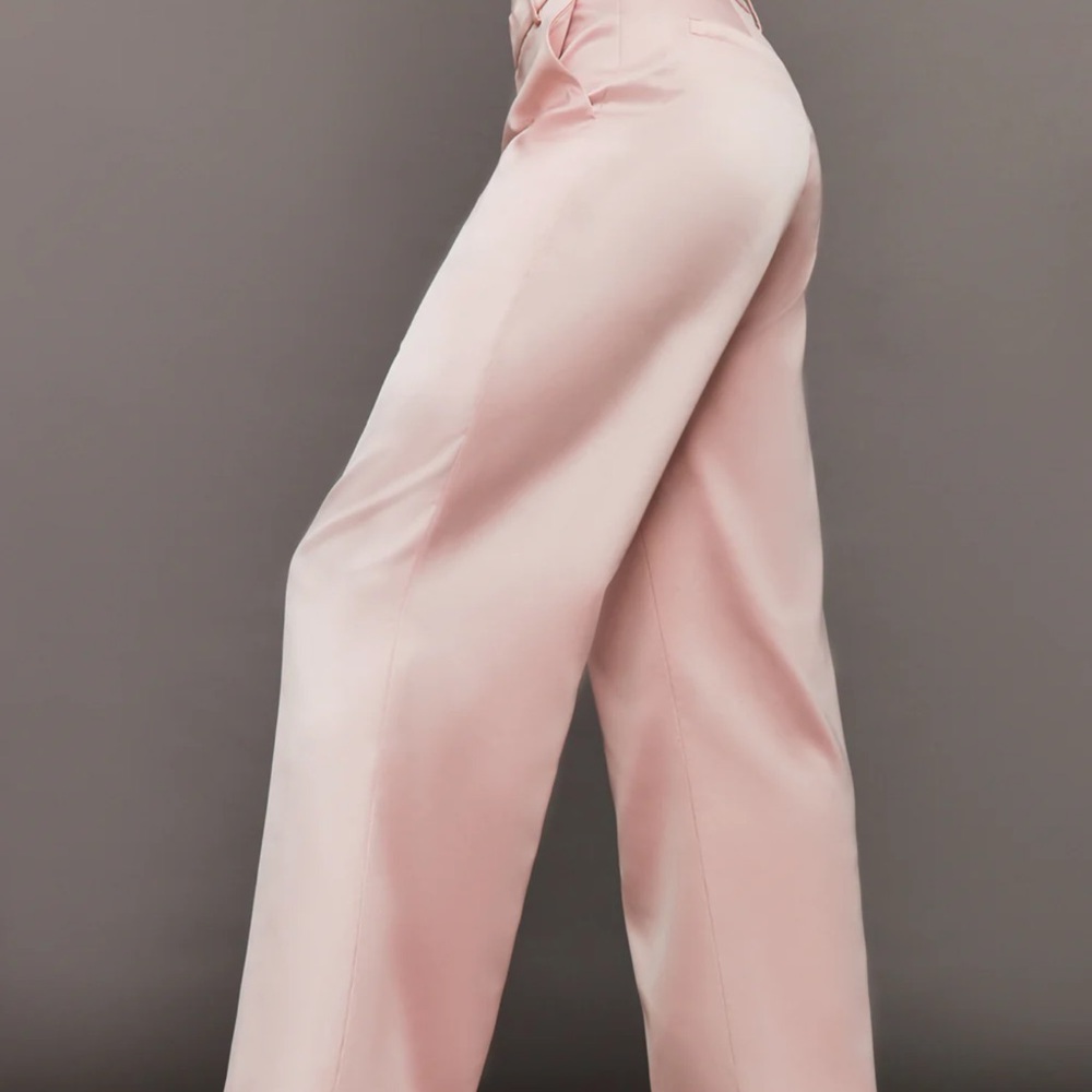 Carbon38 NWT Women's Wide-Leg Satin Pants
